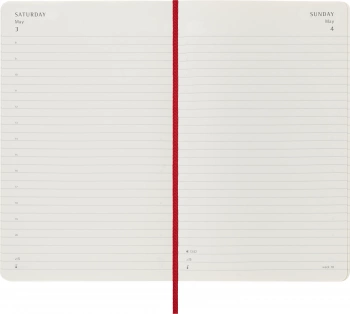 Ежедневник Moleskine CLASSIC SOFT Large 130х210мм 400стр. мягкая обложка красный