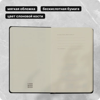 Блокнот Moleskine CLASSIC QP012 Pocket 90x140мм 192стр. нелинованный твердая обложка черный