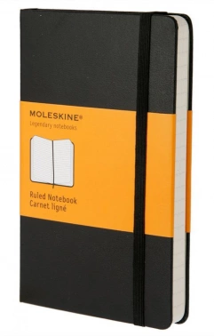 Блокнот Moleskine CLASSIC QP060 Large 130х210мм 240стр. линейка твердая обложка черный