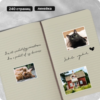 Блокнот Moleskine CLASSIC QP060 Large 130х210мм 240стр. линейка твердая обложка черный