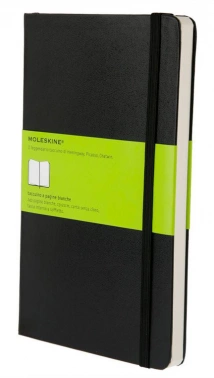 Блокнот Moleskine CLASSIC QP062 Large 130х210мм 240стр. нелинованный твердая обложка черный