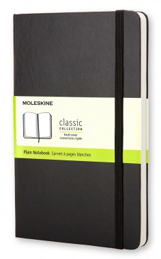 Блокнот Moleskine CLASSIC QP062 Large 130х210мм 240стр. нелинованный твердая обложка черный