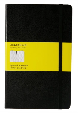 Блокнот Moleskine CLASSIC QP061 Large 130х210мм 240стр. клетка твердая обложка черный