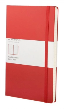 Блокнот Moleskine CLASSIC QP060R Large 130х210мм 240стр. линейка твердая обложка красный