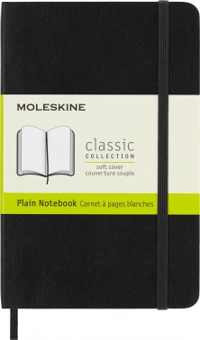Блокнот Moleskine CLASSIC SOFT QP613 Pocket 90x140мм 192стр. нелинованный мягкая обложка черный
