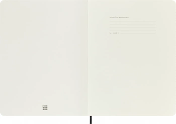 Блокнот Moleskine CLASSIC SOFT QP621 XLarge 190х250мм 192стр. линейка мягкая обложка черный