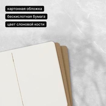 Блокнот Moleskine CAHIER JOURNAL QP413 Pocket 90x140мм обложка картон 64стр. нелинованный бежевый (3шт)