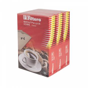 Фильтры для кофе для кофеварок Filtero №4