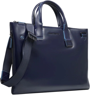 Деловая сумка Piquadro Blue Square CA4021B2/BLU2 с отделением для ноутбука 15.6