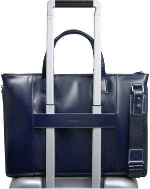 Деловая сумка Piquadro Blue Square CA4021B2/BLU2 с отделением для ноутбука 15.6