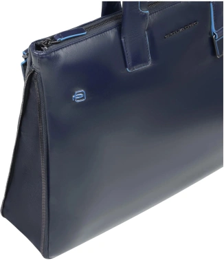 Деловая сумка Piquadro Blue Square CA4021B2/BLU2 с отделением для ноутбука 15.6