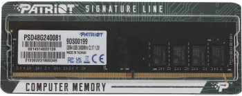 Память DDR4 8Gb 2400MHz Patriot  PSD48G240081