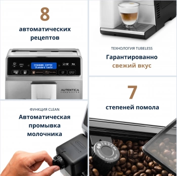Кофемашина Delonghi Autentica ETAM29.660.SB