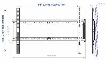 Кронштейн для телевизора Kromax IDEAL-1