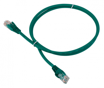Патч-корд Lanmaster LAN-PC45/U5E-2.0-GN UTP RJ-45 вил.-вилка RJ-45 кат.5E 2м зеленый LSZH (уп.:1шт)