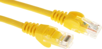 Патч-корд Lanmaster LAN-PC45/U5E-2.0-YL UTP RJ-45 вил.-вилка RJ-45 кат.5E 2м желтый LSZH (уп.:1шт)