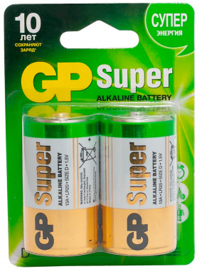 Батарея GP Super Alkaline 13A LR20