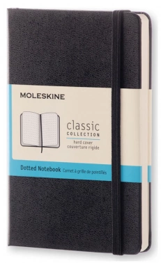 Блокнот Moleskine CLASSIC QP066 Large 130х210мм 240стр. пунктир твердая обложка черный