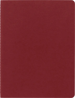 Блокнот Moleskine CAHIER JOURNAL CH123 XLarge 190х250мм обложка картон 120стр. нелинованный клюквенный (3шт)