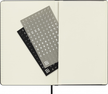 Блокнот Moleskine PROFESSIONAL PROPFNTB3HBK Large 130х210мм 240стр. линейка твердая обложка черный