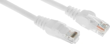 Патч-корд Lanmaster LAN-PC45/U5E-3.0-WH UTP RJ-45 вил.-вилка RJ-45 кат.5E 3м белый LSZH (уп.:1шт)