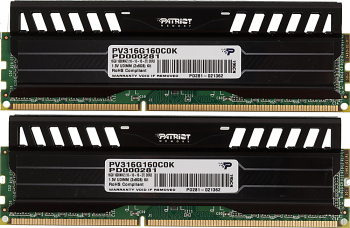 Память DDR3 2x8Gb 1600MHz Patriot  PV316G160C0K