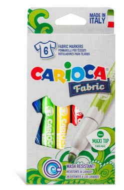 Фломастеры для ткани Carioca  CROMATEX