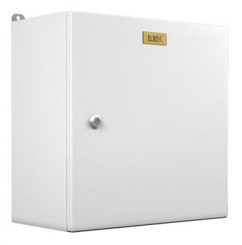 Шкаф электротехнический Elbox EMW-400.400.210-1-IP66 настенный 400мм 210мм несъемн.бок.пан. 50кг серый