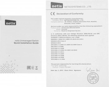 Коммутатор Netis  ST3124P