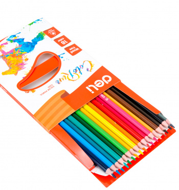 Карандаши цв. Deli  EC00110