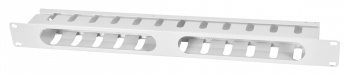 Кабельный органайзер горизонтальный ЦМО ГКЗ-1U односторонний 1U шир.:19