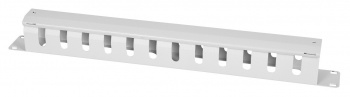 Кабельный органайзер горизонтальный ЦМО ГКЗ-1U односторонний 1U шир.:19