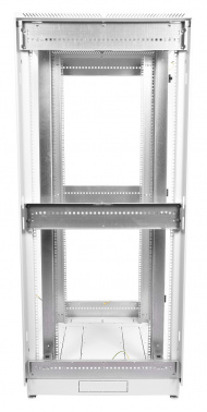 Шкаф серверный ЦМО (ШТК-М-42.8.10-4ААА) напольный 42U 800x1000мм пер.дв.перфор. задн.дв.перфор. 2 бок.пан. направл.под закл.гайки 550кг серый 855мм 134.3кг 180град. 2030мм IP20