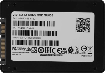 Накопитель SSD A-Data SATA-III 512GB ASU800SS-512GT-C