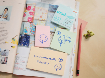 Блок самоклеящийся бумажный Stick`n ECO 21741 51x76мм 100лист. 60г/м2 пастель желтый