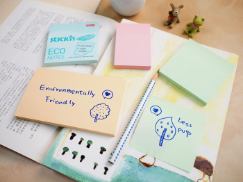 Блок самоклеящийся бумажный Stick`n ECO 21742 51x76мм 100лист. 60г/м2 пастель розовый