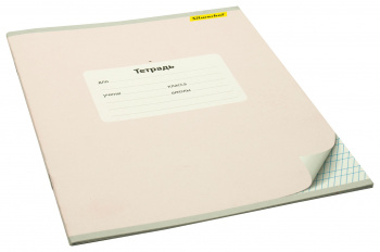 Тетрадь Silwerhof 721480-12 12л. част.кос.лин. A5 203х164 Монохром мел.карт. вод.лак скрепка