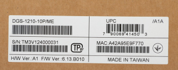 Коммутатор D-Link  DGS-1210-10P/ME/A1A