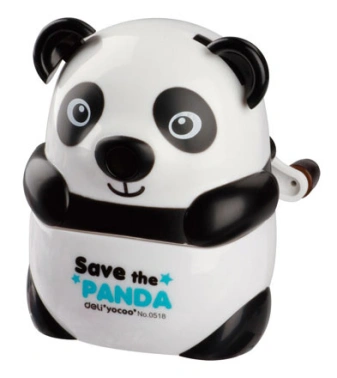 Точилка для карандашей механическая Deli  Панда