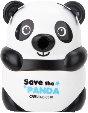 Точилка для карандашей механическая Deli  Панда