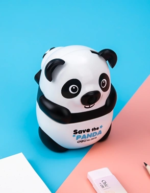 Точилка для карандашей механическая Deli  Панда