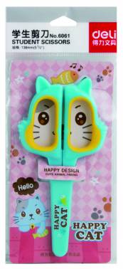 Ножницы Deli 6061 Happy Cat