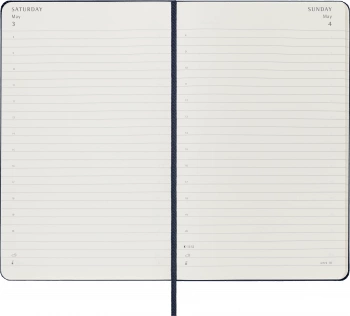 Ежедневник Moleskine CLASSIC Large 130х210мм 400стр. синий сапфир