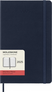 Ежедневник Moleskine CLASSIC Large 130х210мм 400стр. синий сапфир