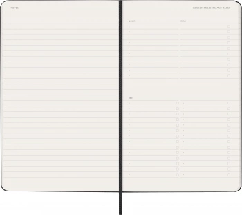 Еженедельник Moleskine PRO VERTICAL Large 130х210мм 168стр. черный