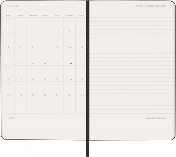 Еженедельник Moleskine PRO VERTICAL Large 130х210мм 168стр. черный