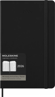 Еженедельник Moleskine PRO VERTICAL Large 130х210мм 168стр. черный