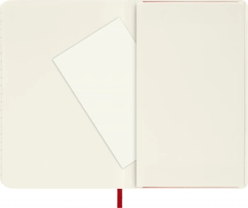 Блокнот Moleskine CLASSIC SOFT QP611F2 Pocket 90x140мм 192стр. линейка мягкая обложка красный