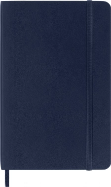 Блокнот Moleskine CLASSIC SOFT QP611B20 Pocket 90x140мм 192стр. линейка мягкая обложка синий сапфир