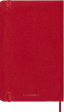 Блокнот Moleskine CLASSIC SOFT QP617F2 Large 130х210мм 192стр. клетка мягкая обложка красный